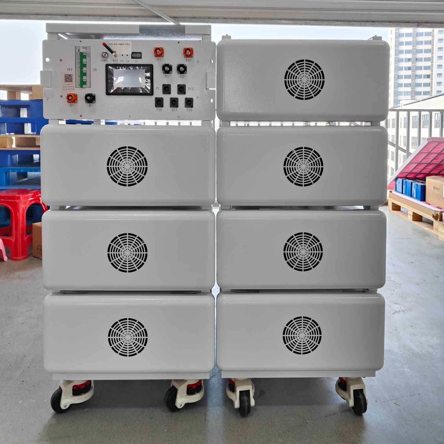 24kwh high voltage rack mounted lithium battery module