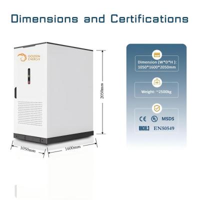 commercial battery storage 200kWh
